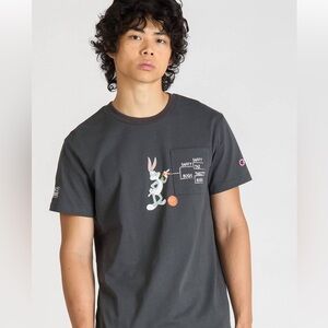 NWT Champion Men’s Bugs Bunny ncaa bracket t shirt space jam march madness